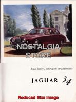 Jaguar 3.4 1957 Advert - Retro Car Ads - The Nostalgia Store